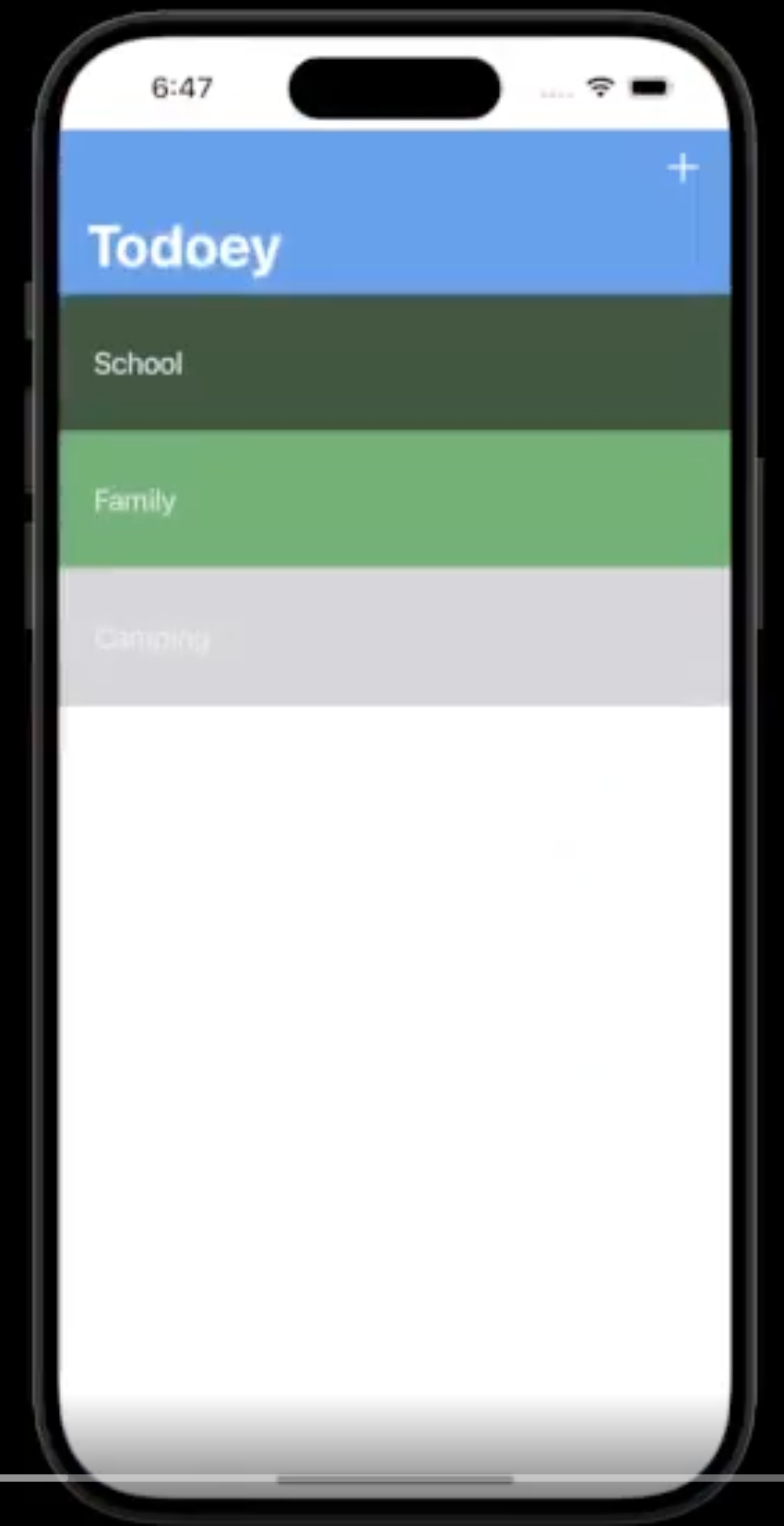 Todoey App